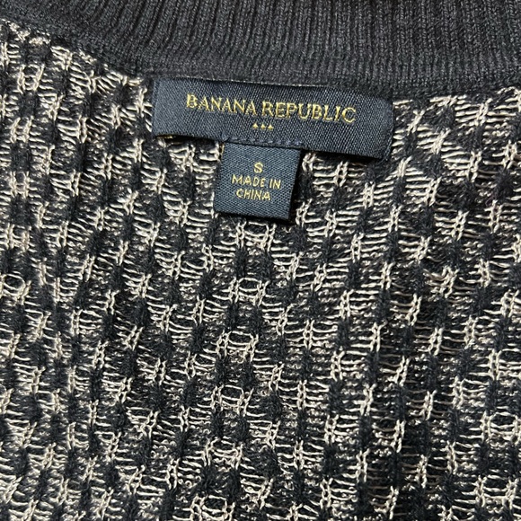 Banana Republic Metallic Zigzag Cardigan size S - Picture 8 of 15